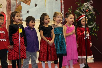 Christmas Concert photo Peerless Lake School 